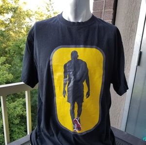 Michael Jordan Black Basketball Silhouette Tshirt